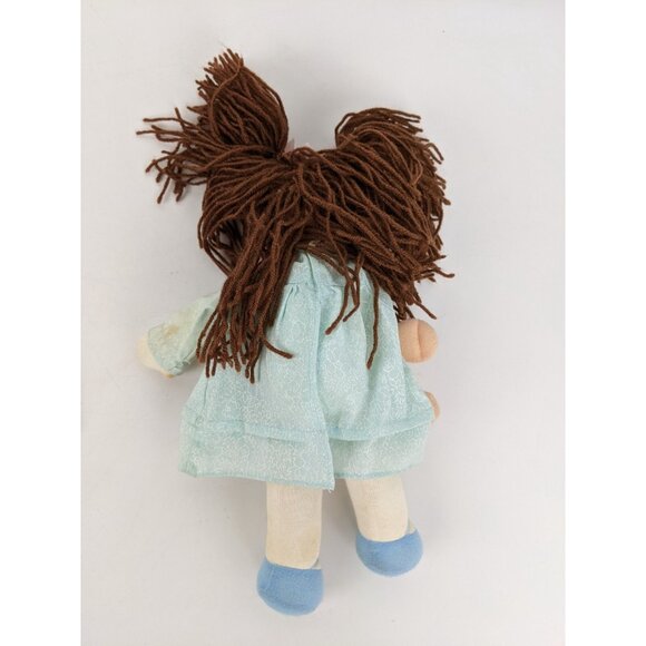 Vintage Ivy Cottage Violet Pickles Miss Biscuit Rag Doll with Teddy Bear 12” - Picture 5 of 10